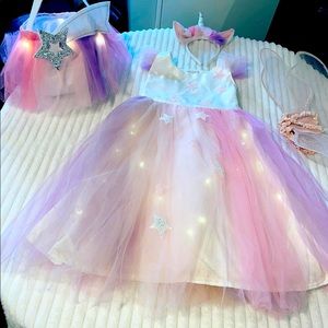 Pottery Barn Kids Light Up Unicorn Halloween Costume